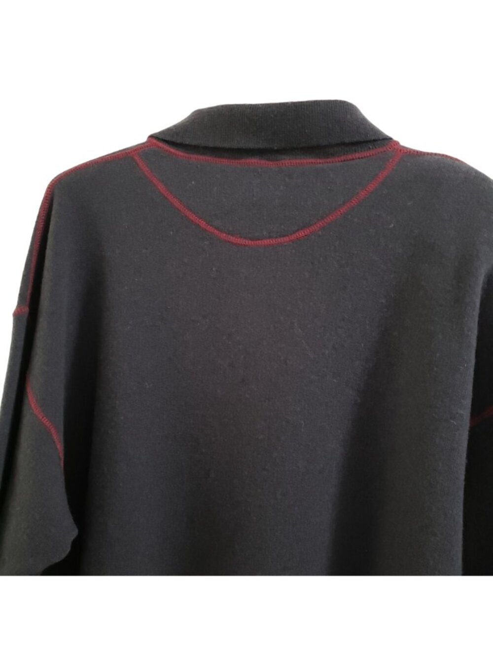 90sTimberland WeatherGear Wool and Cotton Mens Sweater Italy Long Sleeve - Picture 6 of 8